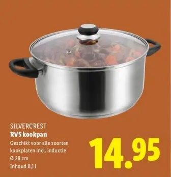 Aanbieding: RVS kookpan