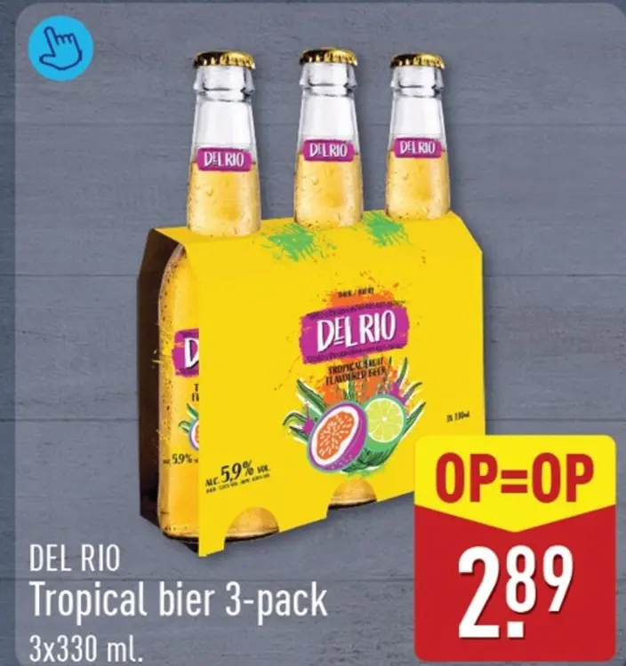 Aanbieding: DEL RIO Tropical bier 3-pack