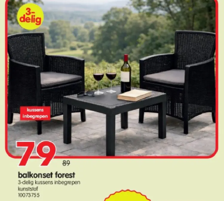Promotie: balkonset forest