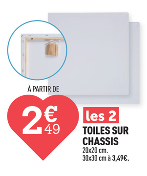 Aanbieding: TOILES SUR CHASSIS