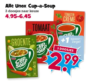 Aanbieding: Alle Unox Cup-a-Soup