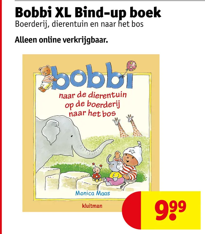 Aanbieding: Bobbi XL Bind-up boek