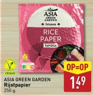 Aanbieding: ASIA GREEN GARDEN Rijstpapier