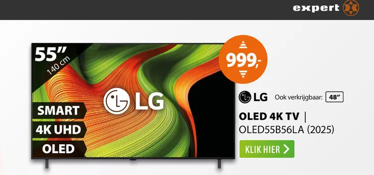 Aanbieding: LG OLED 4K 55B56LA (2025)