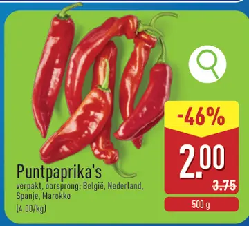 Aanbieding: Puntpaprika's