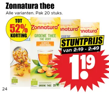 Aanbieding: Zonnatura thee