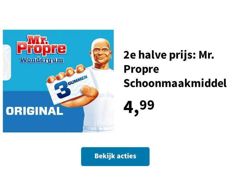 Aanbieding: 2e halve prijs: Mr. Propre Schoonmaakmiddel