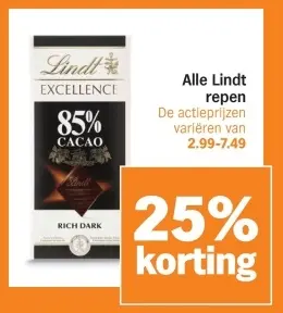 Aanbieding: Alle Lindt repen