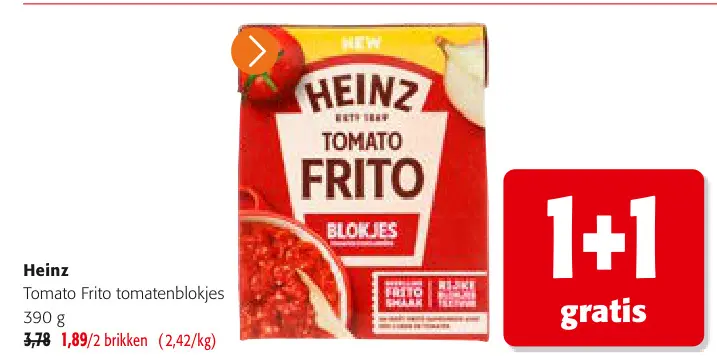 Promotie: Tomato Frito tomatenblokjes