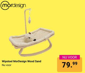 Aanbieding: Wipstoel MorDesign Wood Sand