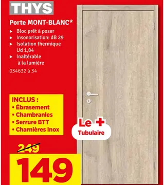 Offre: Porte MONT-BLANC