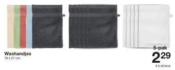 Aanbieding: Washandjes