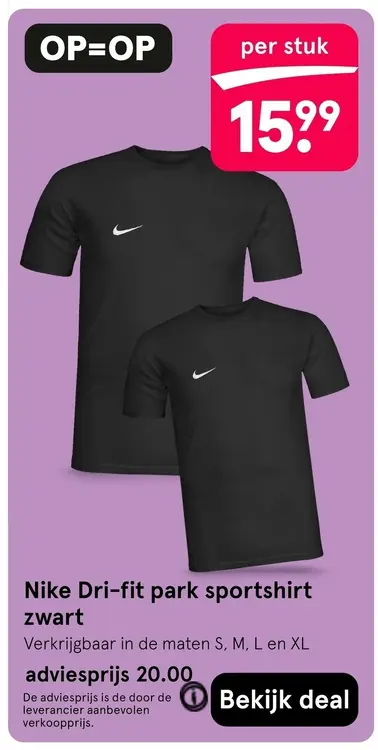 Aanbieding: Dri-fit park sportshort