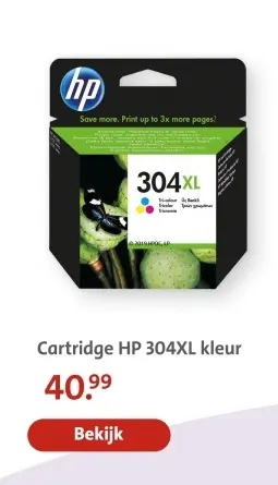 Aanbieding: Cartridge HP 304XL kleur