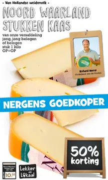 Aanbieding: Noord Waarland belegen kaas