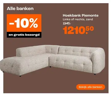 Aanbieding: Hoekbank Piemonte