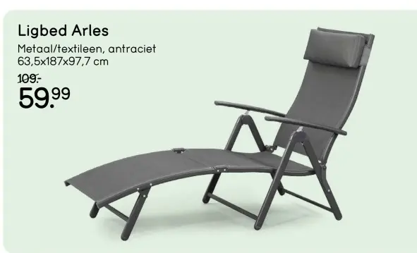 Aanbieding: Ligbed Arles