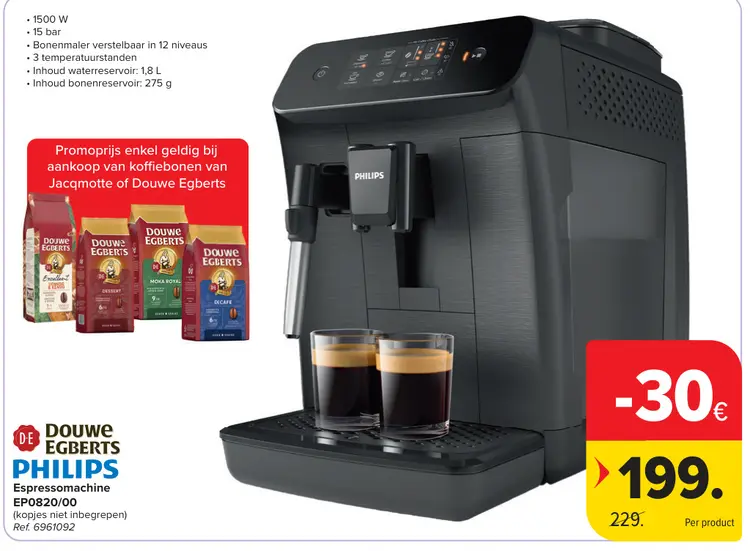Promotie: Espressomachine