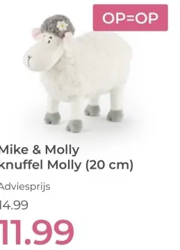 Aanbieding: knuffel Molly