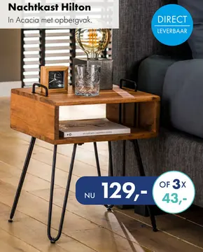 Aanbieding: Hilton bijzettafel