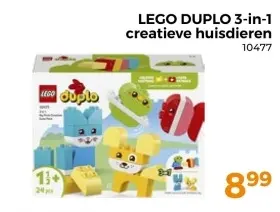Aanbieding: LEGO DUPLO 3-in-1 creatieve huisdieren