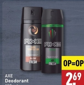 Aanbieding: Axe deodorant