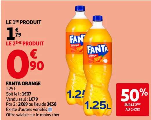 Promotie: Fanta orange