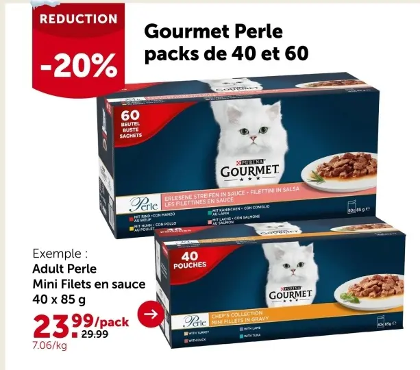 Offre: Gourmet Perle packs
