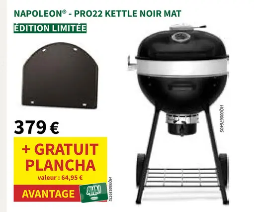 Offre: Pro22 kettle noir mat