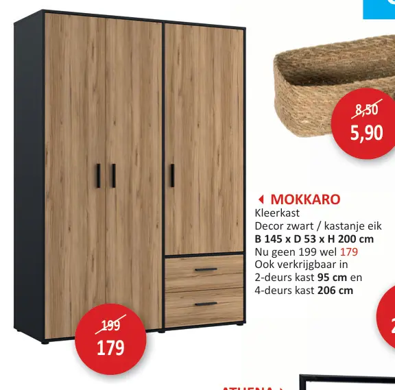 Promotie: Mokkaro Kleerkast