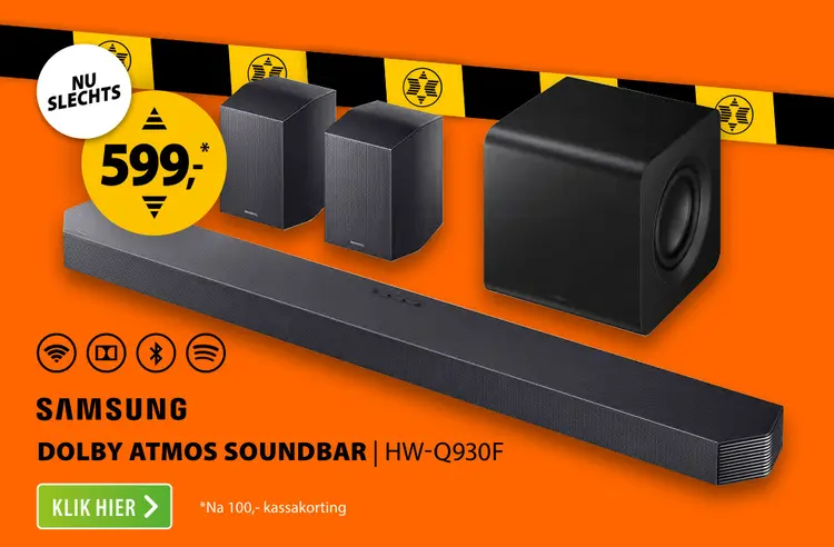 Aanbieding: Dolby atmos soundbar | hw-q930f