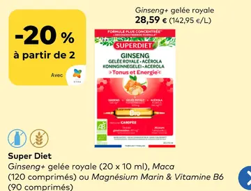 Offre: Ginseng+ gelée royale