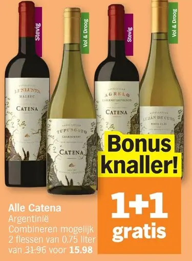 Promotie: Catena