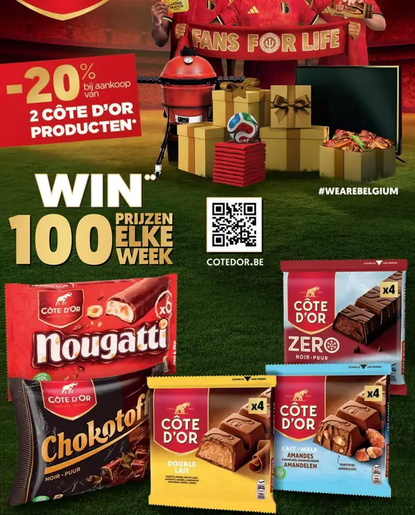 Promotie: 2 CÔTE D'OR producten