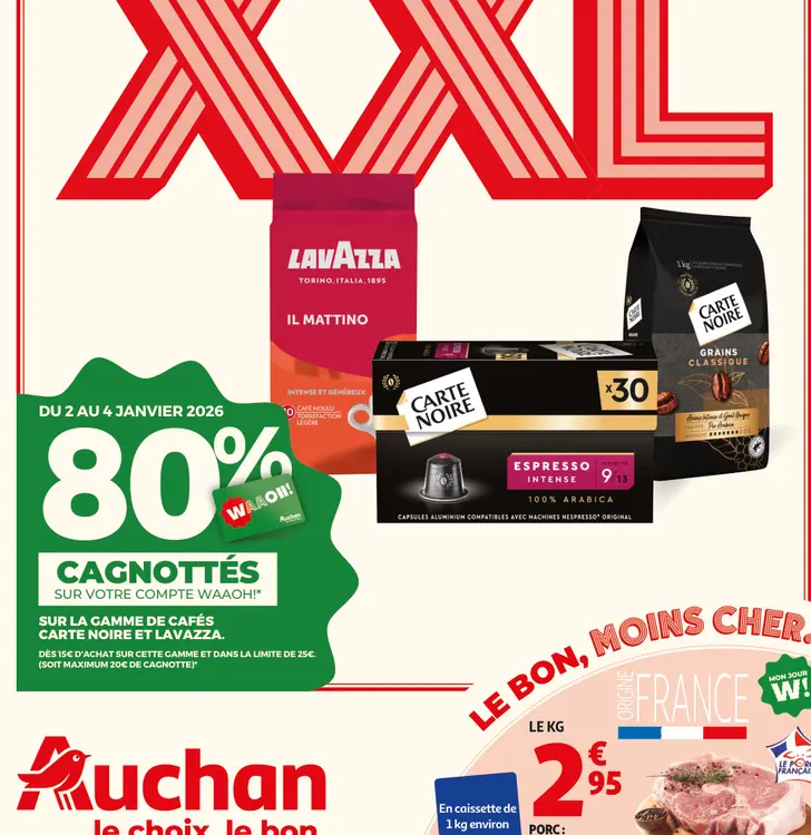 Offre: Cafés Carte Noire et Lavazza