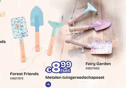 Promotie: Metalen tuingereedschapsset