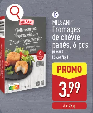 Offre: Fromages de chèvre panés