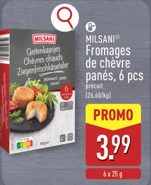 Offre: Fromages de chèvre panés