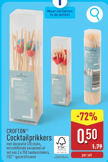 Promotie: Cocktailprikkers