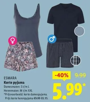 Aanbieding: Korte pyjama