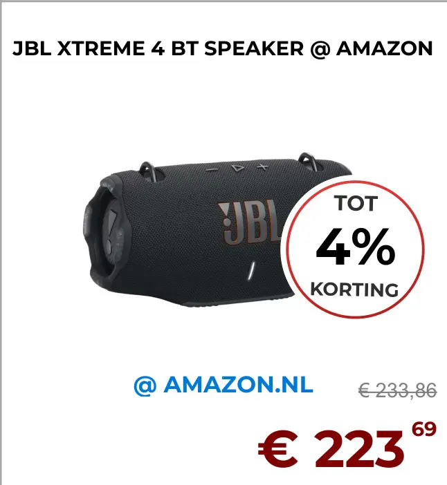 Aanbieding: Jbl xtreme 4 bt speaker