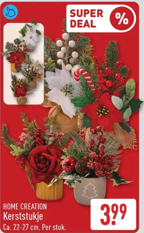 Aanbieding: Kerststukje