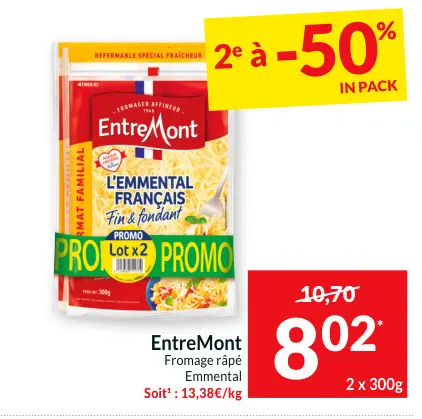 Offre: L'emmental français