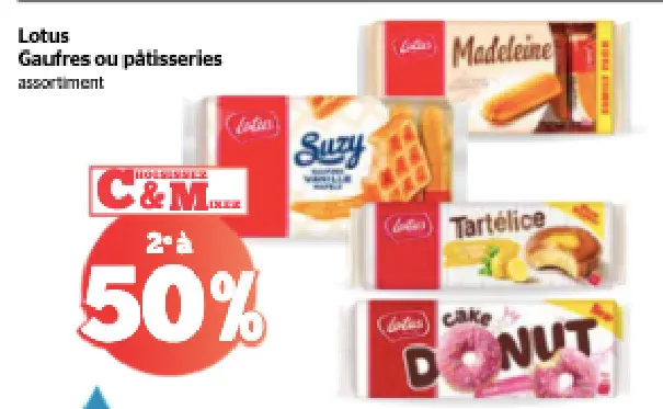 Offre: Gaufres ou pâtisseries assortiment