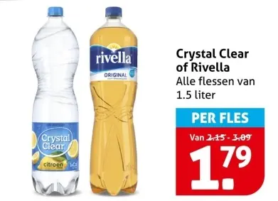 Aanbieding: Crystal Clear of Rivella