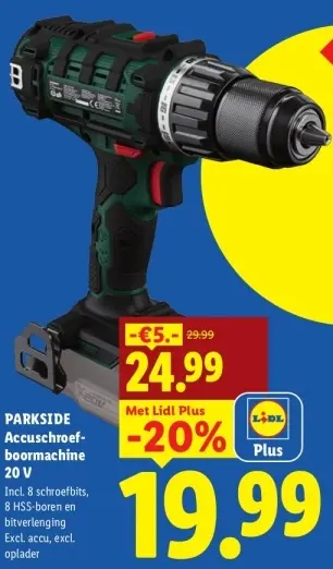 Aanbieding: Accuschroefboormachine