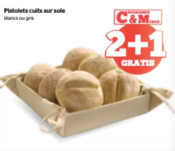 Offre: Pistolets cuits sur sole
