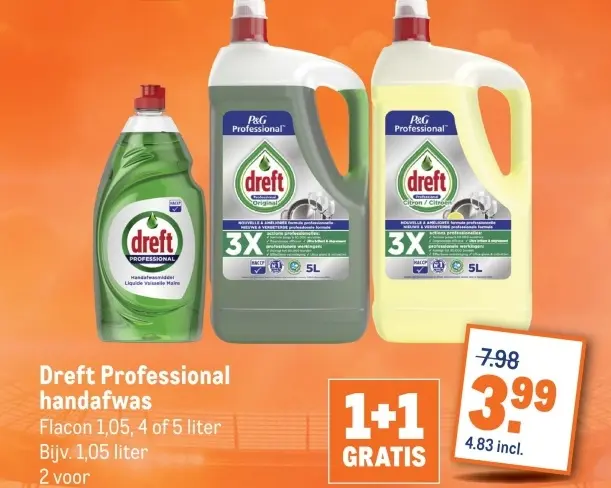 Aanbieding: Dreft Professional handafwas