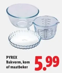 Aanbieding: Bakvorm, kom of maatbeker