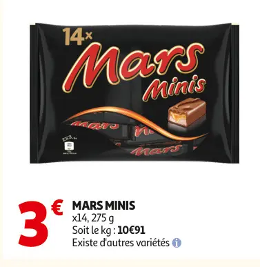 Promotie: Mars minis